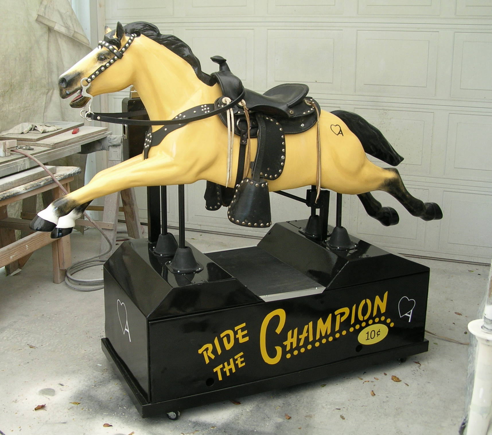 Kiddie ride, Champion Horse > CoinOperated Horses & More > Carousel